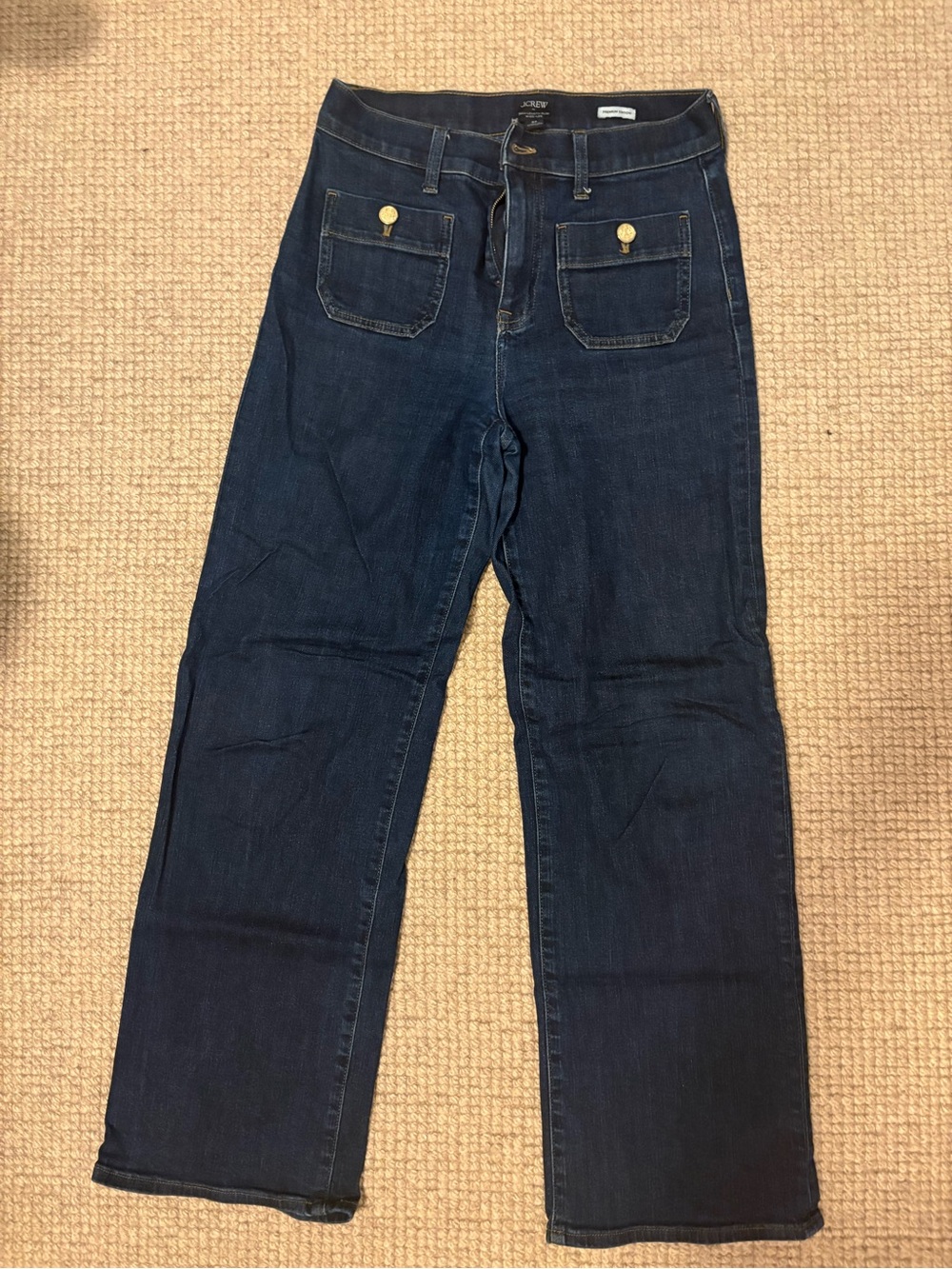 J. Crew Factory Slim wide-leg Sailor jean in all-day stretch